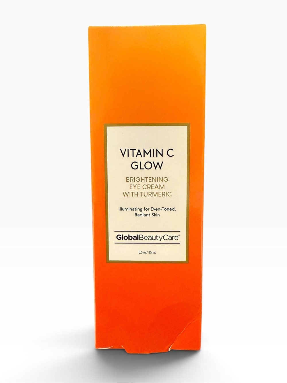 Global Beauty Care Vitamin C Glow Brightening Eye Cream with Turmeric - 15ml NIB